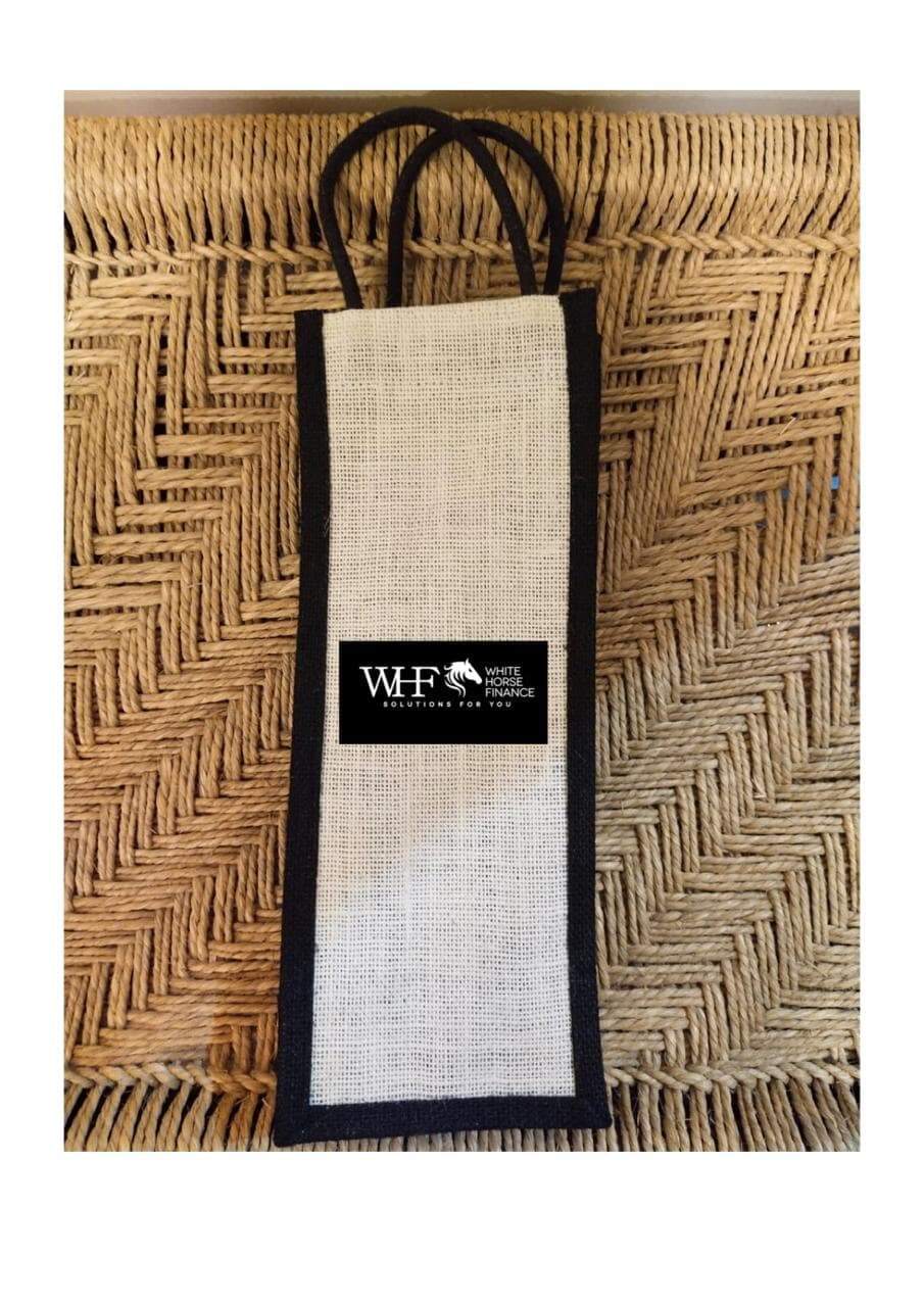 Jute wine bag